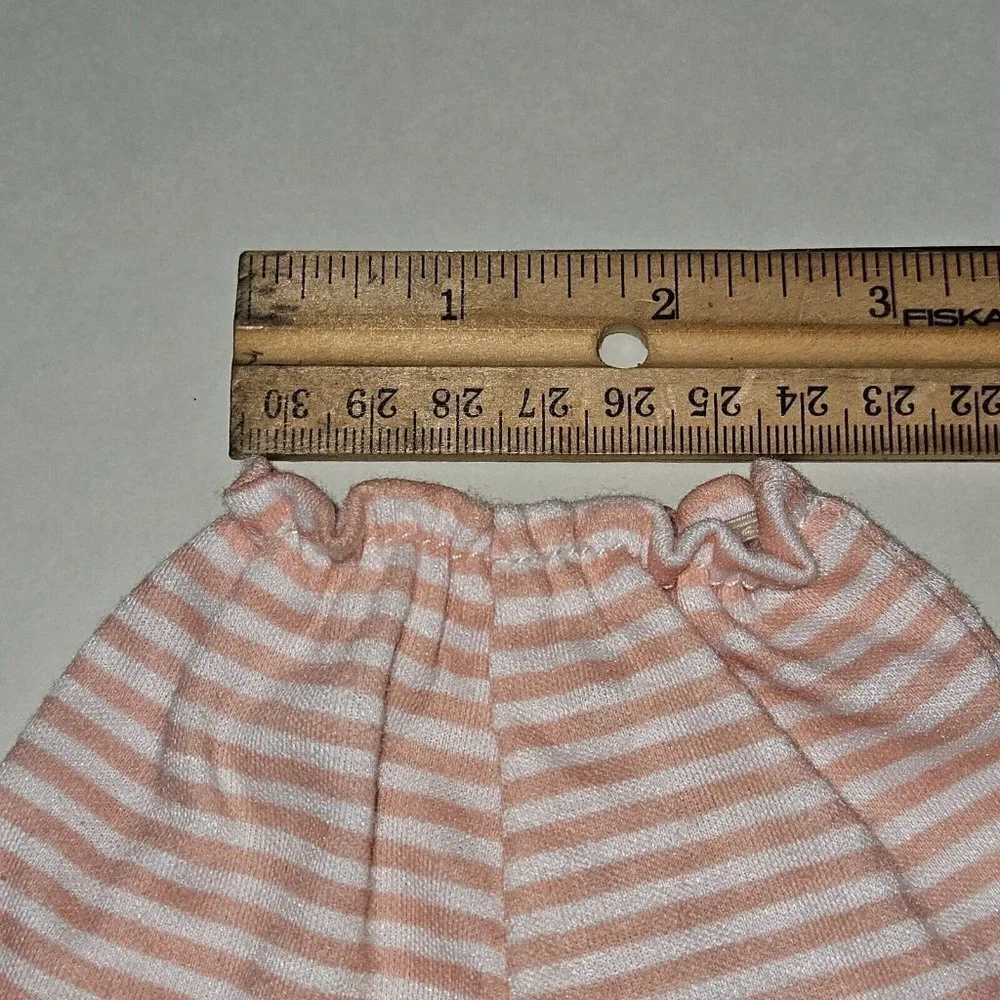 VTG Madeleine Baby Doll Clothing Pink White Striped Pants